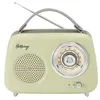 Image de Enceinte radio Halterrego Retro Bluetooth 5.0 FM USB Aux