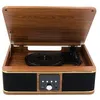 Image de Platine Vinyle - Halterrego - BOSTON - Bluetooth - 3 Vitesses - Haut-parleurs Intégrés