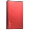 Image de Boîtier Externe - MAXINPOWER - Aluminium Brossé - USB 3.0 - 2.5 SATA III - Rouge