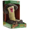 Image de Peluche Animee Serpent Cobra Royal Marron - 1 Metre - Discovery Channel - Jay0186c