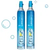 Image de sodastream - lot de 2 cylindres de recharge de gaz co2 60l pour machine Ã  gazÃ©ifier - 2 x cylindre gaz en occasion ou reconditionné