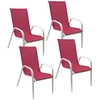 Image de Happy Garden 1225rb-4 Chaise D'extérieur Rose