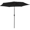 Image de Parasol Droit Hapuna Rond 2,70m De Diamètre Noir