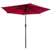 Image de Parasol droit HAPUNA rond 270m de diamètre fuchsia