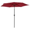Image de Parasol Droit Hapuna Rond 2,70m De Diamètre Rouge