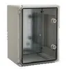 Image de Coffret électrique Abs 400x300x165 étanche Ip65 - Porte Transparente - Avec Plaque