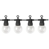 Image de Guirlande Extérieure Noire   10 Ampoules G45   8m   Ip65   Lumière Chaude