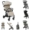 Image de Kikkaboo Poussette Buggy Eden jusquà 22 kg Suspension Protection pluie pliable [Beige]