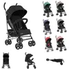 Image de Kikkaboo poussette châssis en acier panier roues avant amovibles repose-pieds [Noir]