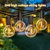 Image de Guirlande Lumineuse Extérieure LED Guinguette 15M - BLEOSAN - 25 Ampoules G40 Plastique IP44 Étanche