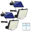Image de Projecteur Solaire Exterieur Détecteur Mouvement 106LED - BLEOSAN - Télécommande 3 Modes -Câble 5M