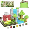 Image de Blocs de construction magnétiques - BLEOSAN - Blocs 100 pièces - 25x25x25 mm - Sac de rangement - Non toxique