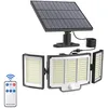 Image de Lampe Solaire Exterieur 348 LED avec Détecteur de Mouvement IP65 Étanche Projecteur Extérieur pour Jardin Lumière