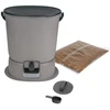 Image de Composteur Skaza Composteur Bokashi « Essential » 15,3 L+ 1 Kg Activateur +support Gris