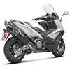 Image de Silencieux Akrapovic inox noir embout carbone Kymco AK 550 17-