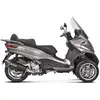 Image de Silencieux Akrapovic inox noir embout carbone pour Piaggio MP3 500 11-