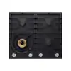 Image de Plaque Gaz Encastrable Asko Hg1666ab Finition Noire 60 Cm Asko