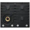 Image de Plaque gaz asko hg1666ab 60 cm noir 4 foyers dont wok 4,2 kw