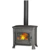 Image de POÊLE À BOIS SIENNA 9 BÛCHES 50CM - Noir
