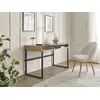 Image de Bobochic bureau avec niche themys placage chêne massif THEMYS