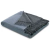 Image de Plaid en cachemire, Biederlack Bleu gris - Biederlack