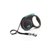 Image de Laisse enroulable Flexi Design - FLEXI - FU12T5-251-S-CHBL - 5m - noir/bleu