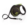 Image de Laisse Black Design M Tape 5m black/ green Flexi FU22T5-251-S-CG