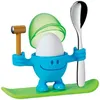 Image de Coquetier MCEGG bleu avec cuiller a oeufs