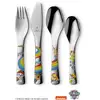 Image de Wmf 12.8808.6040 Couvert Pour Tout-petits Couverts Pour Enfants En Bas ge Multicolore, Acier Inoxydable Acier Inoxydabl