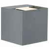 Image de Applique murale LED - PAULMANN - Cybo - 2x3 W - IP65 - Gris - 80x80mm