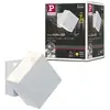 Image de Applique led cybo ip65 carré 100x100 mm 2700k 2x3,5w 2x200lm 230v 85° blanc aluminium