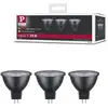 Image de Standard 12 v réflecteur led gu5,3 kit de 3 3x450lm 3x6w 2700k noir