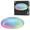 Image de Plafonnier led rainbow with rainbow effect rgbw+ 2800lm 230v 38,5w gradable chrome, blanc