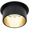 Image de Paulmann 93378 Luminaire à LED encastrable LED LED intégrée 6 W noir (mat) or