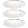 Image de Spots encastrables LED - PAULMANN - CYMBAL - Blanc - 6 8 W - Anti-éblouissement