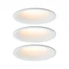 Image de Spot LED encastrable - PAULMANN - CYMBAL 93419 - 3x65W - Dimmable 2000 2700K - IP44