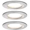 Image de Paulmann Nova Spot encastrable pour salle de bains jeu de 3 LED LED 18 W IP44 fer (brossé)