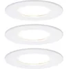 Image de Paulmann Nova Spot encastrable pour salle de bains jeu de 3 LED LED 18 W IP44 blanc mat