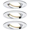 Image de Paulmann Nova Plus Spot encastrable pour salle de bains jeu de 3 LED LED 20.4 W IP65 chrome