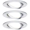 Image de Spot encastré - PAULMANN - rond - 68 W LED intégrée - Orientable & dimmable - Encastrement 30 mm