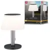 Image de Solar lampe à poser led 3-step-dim lillesol ip44 3000k 45lm acier inoxydable