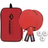 Image de Set de tennis de table Donic-Schildkröt Outdoor - Weatherproof, 2 Schläger + 3 Bälle Rouge TU 788662