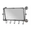 Image de Patère murale & miroir cervin 75cm anthracite