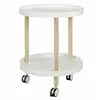 Image de Desserte De Cuisine En Bois "nyaz" 60cm Blanc