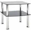 Image de Table D'appoint En Verre "gaïa" 45cm Noir