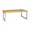 Image de Table Basse Design "cassis" 100cm Naturel