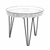 Image de Table basse déco holy 65cm noir & blanc 18585