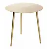 Image de Table D'appoint Design "naomi" 45cm Or