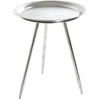 Image de Table D'appoint Design "viledo" 47cm Argent