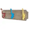 Image de Patère Murale Bois "school" 35cm Multicolore